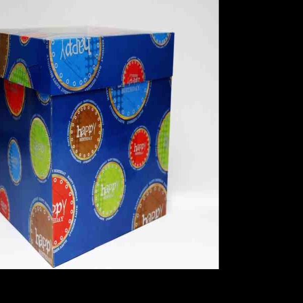 CAJA CUBO FELICIDADES SLIC. GOSTECH 2 28X28X26C. E10